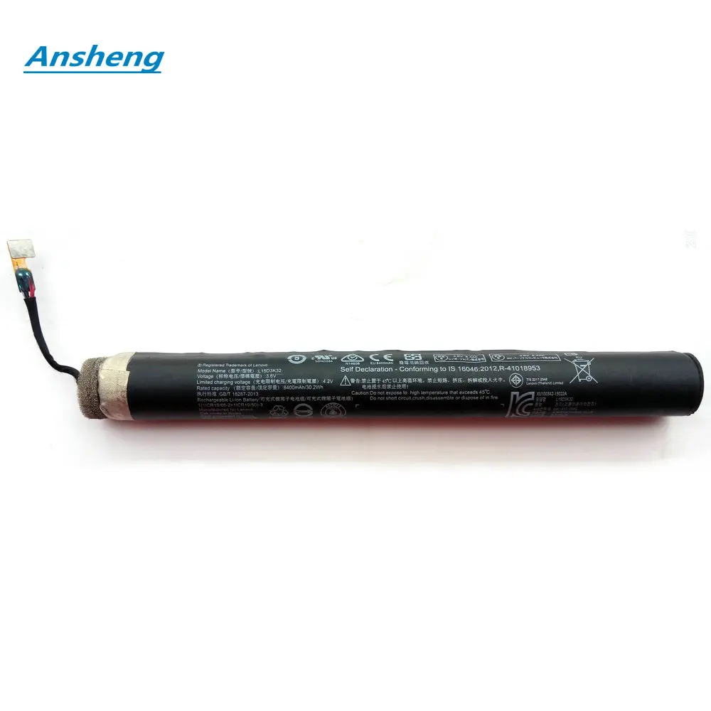 

Ansheng NEW Original 8400mAh L15D3K32 L15C3K32 battery for Lenovo Yoga Tab 3 YT3-X50F YT3-X50M Tablet battery