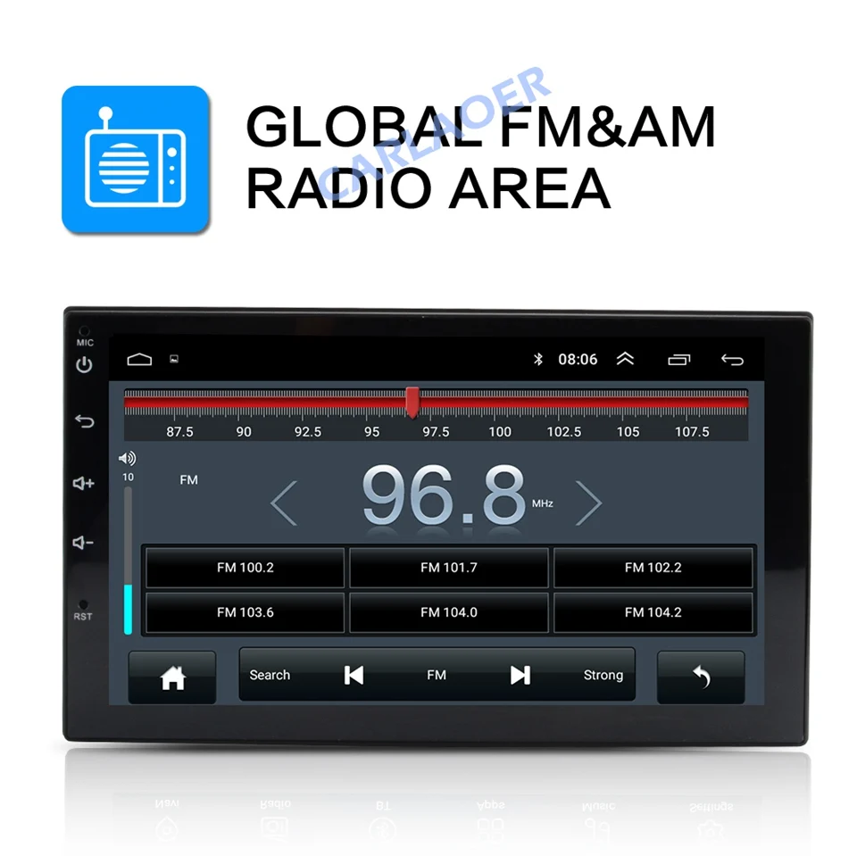 Android 8.1 2 Din autoradio lecteur vidéo multimédia universel auto stéréo GPS carte pour Volkswagen Nissan Hyundai Kia toyota CR-V