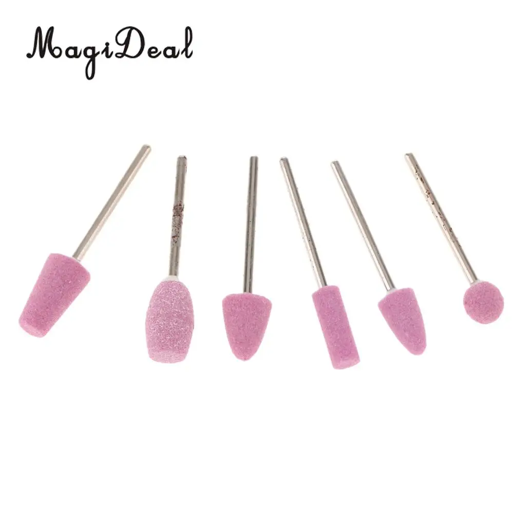 12PCS Nail Bits File Polishing Head Electric Drill Bit Grinding Replacement Manicure Pedicure Tools Set