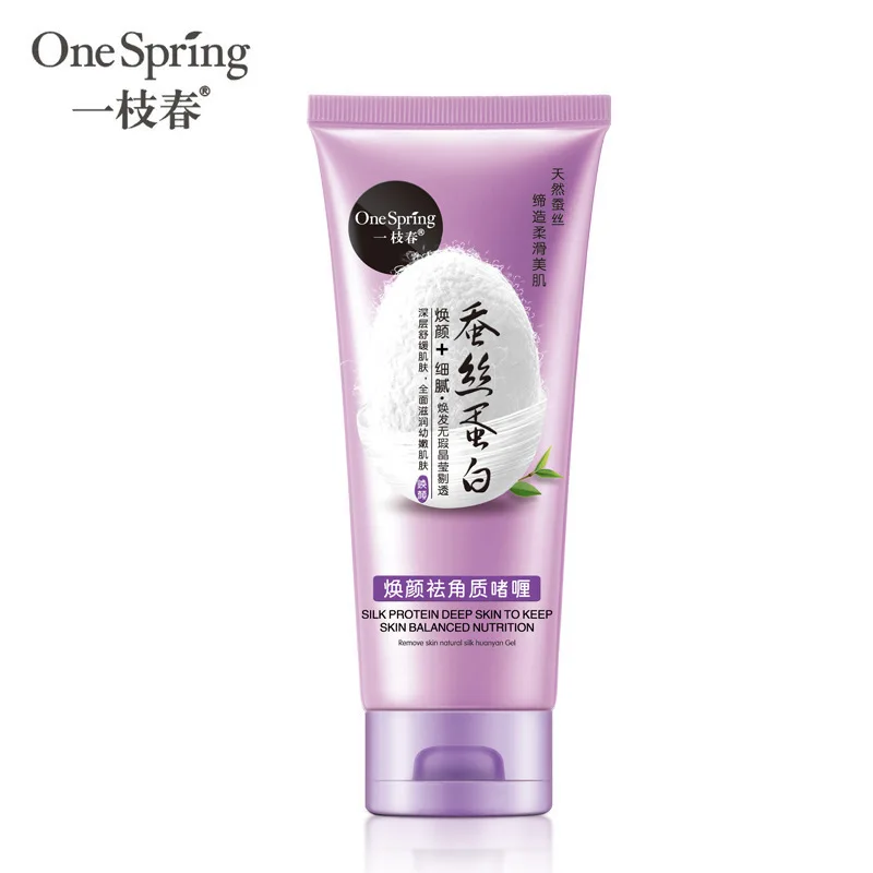 130ml OneSpring Silk Protein Exfoliating Gel Face Scrub Moisturizing Skin Whitening Cleansing BRIGHTENING Facial Treatments kits 130ml OneSpring Silk Protein Exfoliating Gel Face Scrub Moisturizing Skin Whitening Cleansing BRIGHTENING Facial Treatments kits