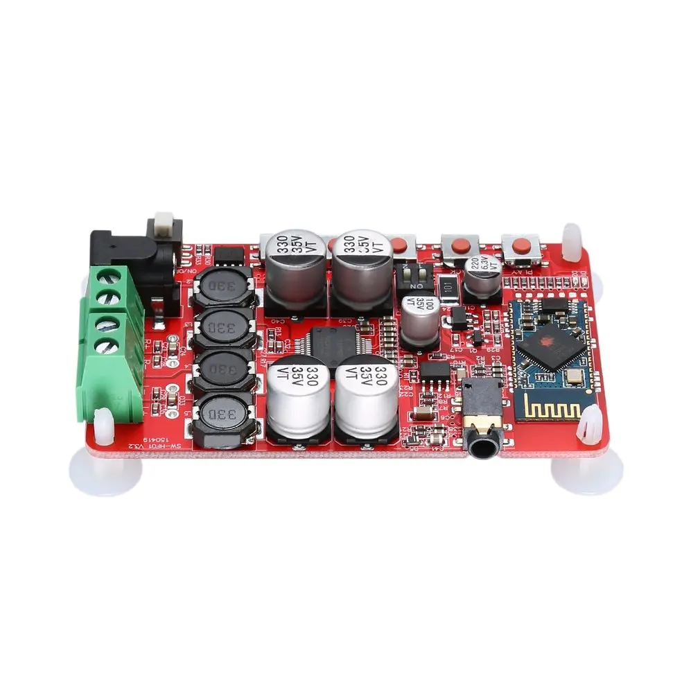 TDA7492P Power Amplifier Board Audio Receiving Digital Power Amplifier Board Csr4.0 Hf01 Durable Red Color