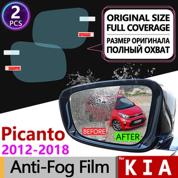 

for KIA Picanto Morning 2012~2018 TA Full Cover Anti Fog Film Rearview Mirror Rainproof Car Accessories 2013 2014 2015 2016 2017