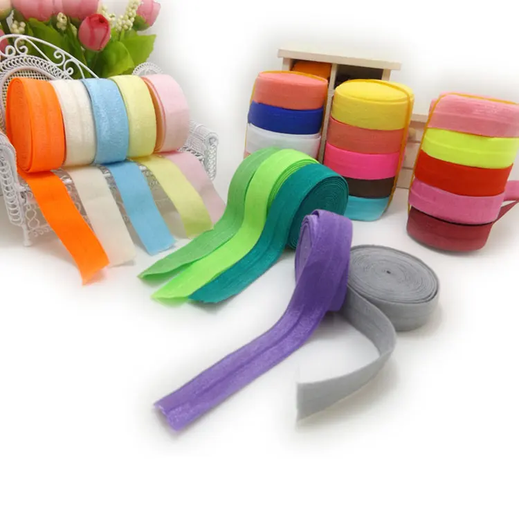 20meters/lot Multicolour Nylon Spandex Lace bing Ribbon Bias Binding