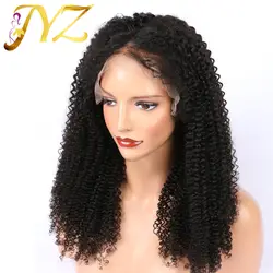 8 "-28" человеческих волос Кружева Парики Для черный Для женщин Синтетические волосы на кружеве человеческих волос парики странный
