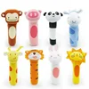 Jouet hochet pour bébé, barre BIBI animaux, poussettes à main, poupée en peluche d'éveil, 8 modèles, KF983 ► Photo 1/6