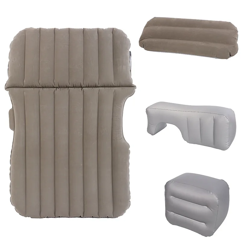 

Split Vehicle Flocking Inflatable Bed Travel Oxford Mattress Vehicle SUV Backup Mattress