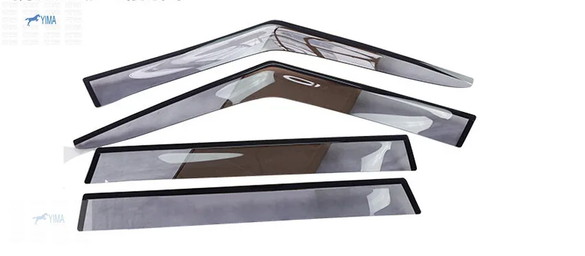 

New For RANGE ROVER Sport 2014 2015 Window Visors Awnings Wind Rain Shield Deflector Visor Guard Vent 4pcs / set
