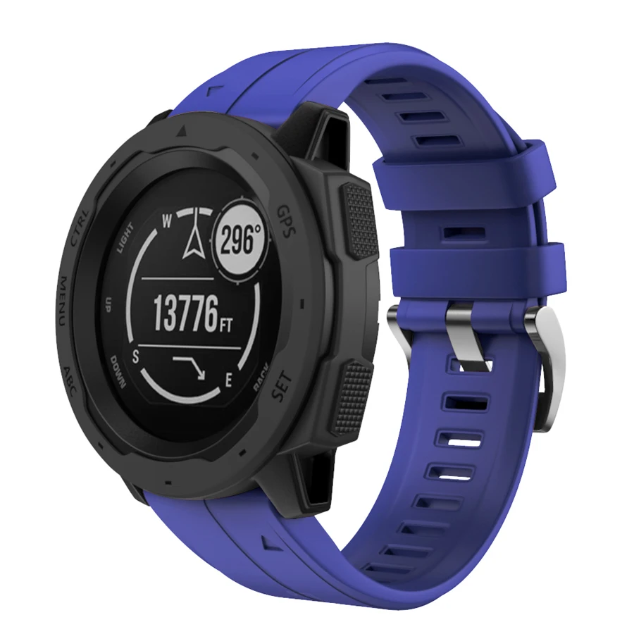 22 мм силиконовый ремешок для часов для Garmin Instinct Quick Release модный спортивный сменный ремешок легкий ремешок для часов Fenix 5