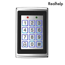 8000 пользователей металлический чехол с клавиатурой для контроля доступа с подсветкой однодверное управление независимое цифровое устройство доступа
