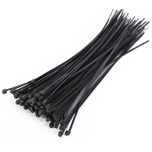 100 шт черные саморезы кабельная стяжка Высокое качество нейлон крепления зипкорд Обёрточная бумага ремень 3x200 мм