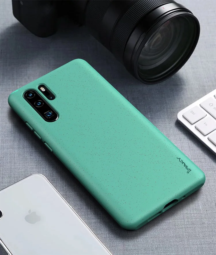 Для huawei P30 Чехол IPAKY роскошный жидкий силиконовый мягкий чехол P30 Lite гелевый противоударный чехол для huawei P30 Pro Чехол - Цвет: Light Green