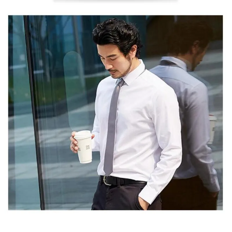slim fit cufflink shirt