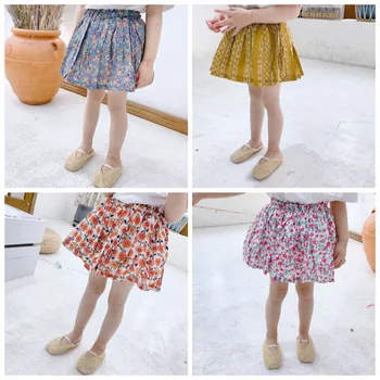

Celveroso 2019 Cute New Kids Baby Girls Skirts Floral Print Party Holiday Princess Skirt Summer Cotton Girl Clothes