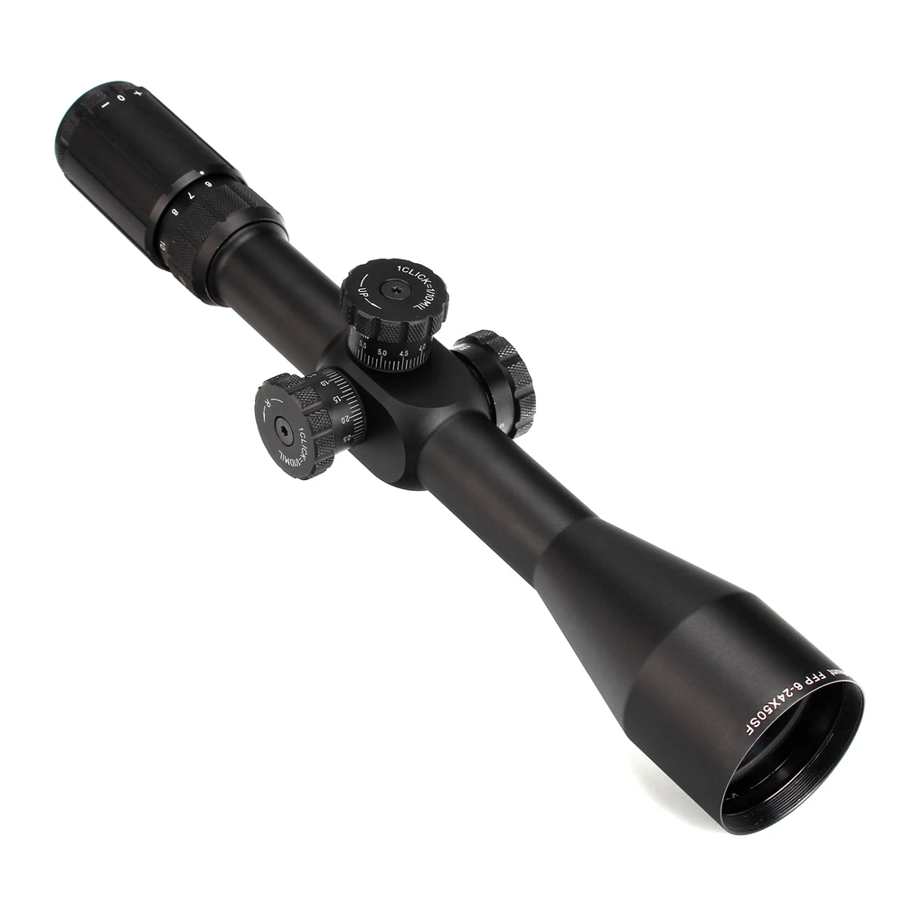Ohhunt FFP 6 24X50 SF первый фокусный самолет область сторона Параллакс стекло