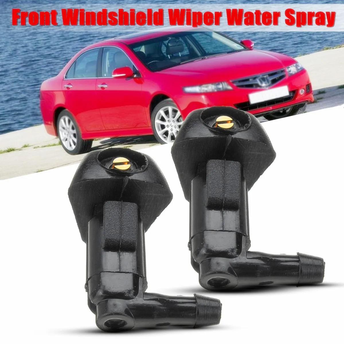 

One pair for Honda /Accord 2003 2004 2005 2006 2007 Car Windshield Wiper Water Spray Jet Washer Nozzle