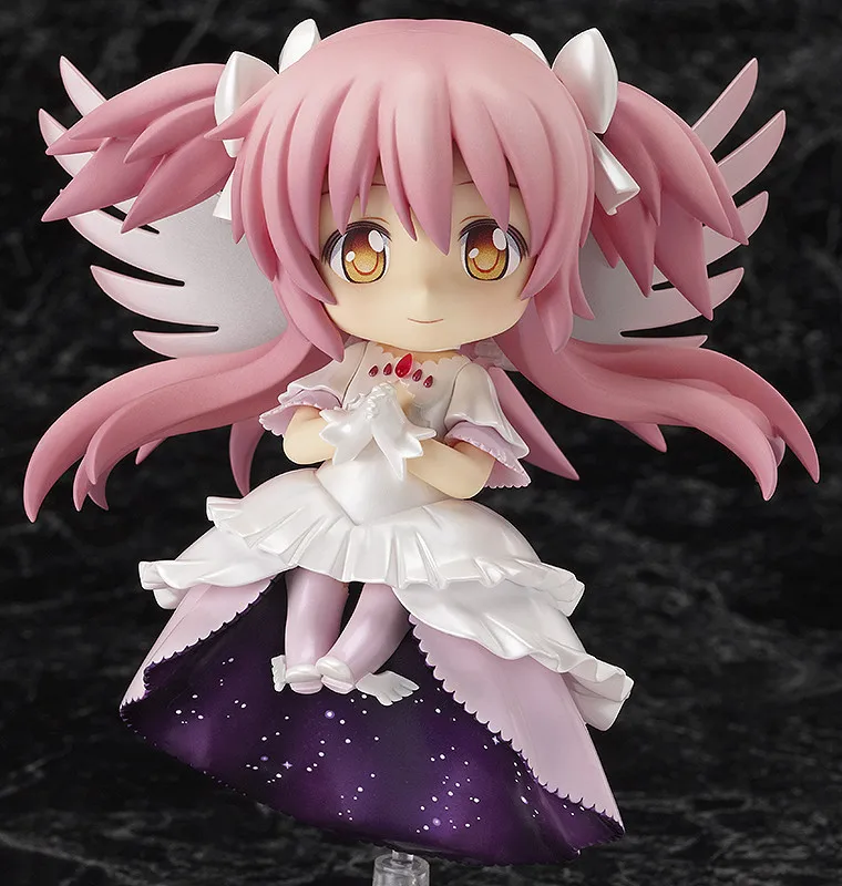 

2019 new sexy girl Cute Nendoroid Puella Magi Madoka Magica Kaname Madoka Pvc Action Figure Collection Model Toy 12cm #285