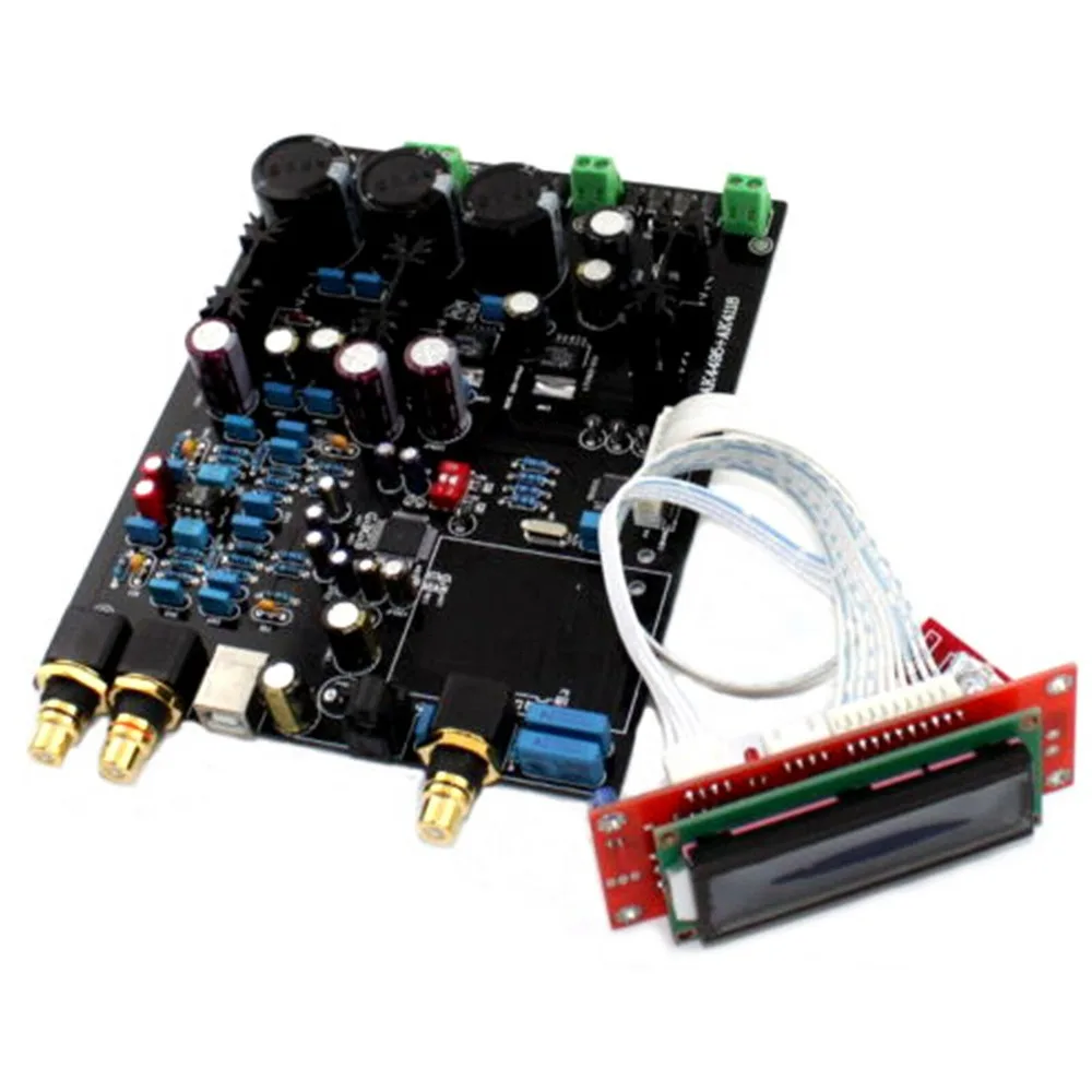 

DAC Assembled AK4495SEQ+AK4118+AD827 DAC Decoder Board AC15V-0-AC15V w/ Digital Filter