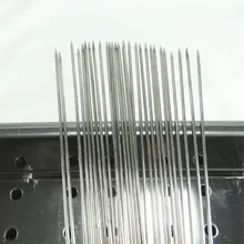 50 шт/лот 28,5 см* 2 мм 12 дюймов из нержавеющей стали барбекю посуда шампуры барбекю кабобская игольчатая вилка