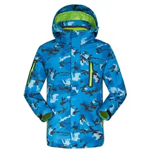 Из двух частей Камуфляж Mountain Лыжный Спорт сноуборд женский зимняя куртка Термальность Теплый Восхождение спортивное пальто с капюшоном Женская ветровка