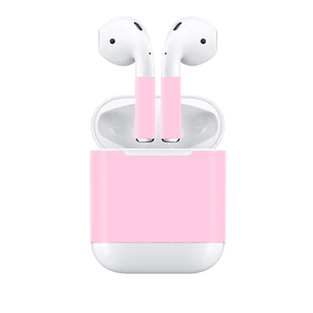 

Newest skin sticker pink color for Apple Airpods with practical price and good quality