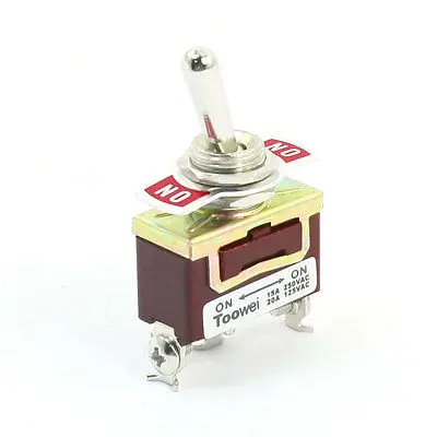 

Repairing AC 250V 15A SPDT ON/ON 2 Position Latching Toggle Switch T701BW