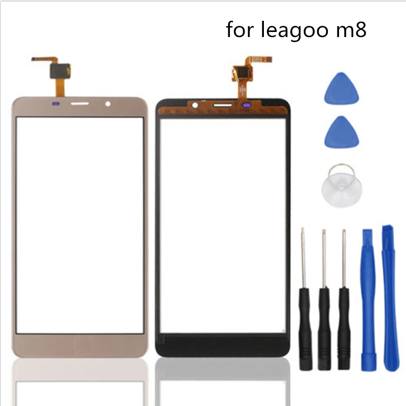 

Vannego touch screen For Leagoo M8 Original Sensor Touch Screen Perfect Repair Parts Touch Panel+Tools Screen Digitizer