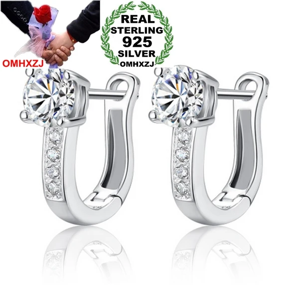 

OMH wholesale Fashion jewelry Mitterrand's stars U 925 sterling silver Stud earrings YS73