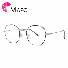 Марк женский считывающий оптический черный очки классические простые стеклянные очки цветок прозрачные рамки 20-18025