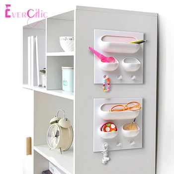 

Kitchen Shelf Hook Bathroom Plastic Seamless Stickers Strong Paste Rack Hooks Kitchen Organizer Hook Bedroom Hooks For Hanging