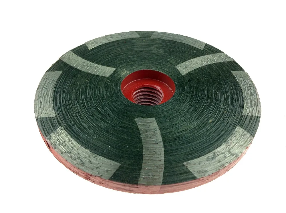 

4 Inch 100mm 5/8"-11 M14 Arbor Thread Resin Filled Diamond Sanding Grinding Disc Cup Wheel For Stone Concrete Marble Granite