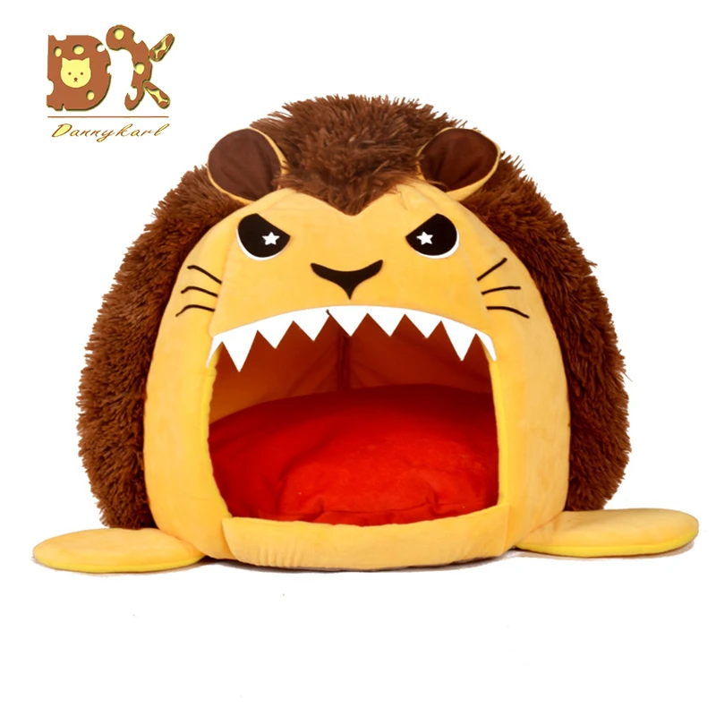 

DannyKarl Cat Kennel Creative Dog Animal Kennel Lion Mattress Warm Dog Breathable Teddy Pet Supplies Wholesale Beds & Sofas 2019