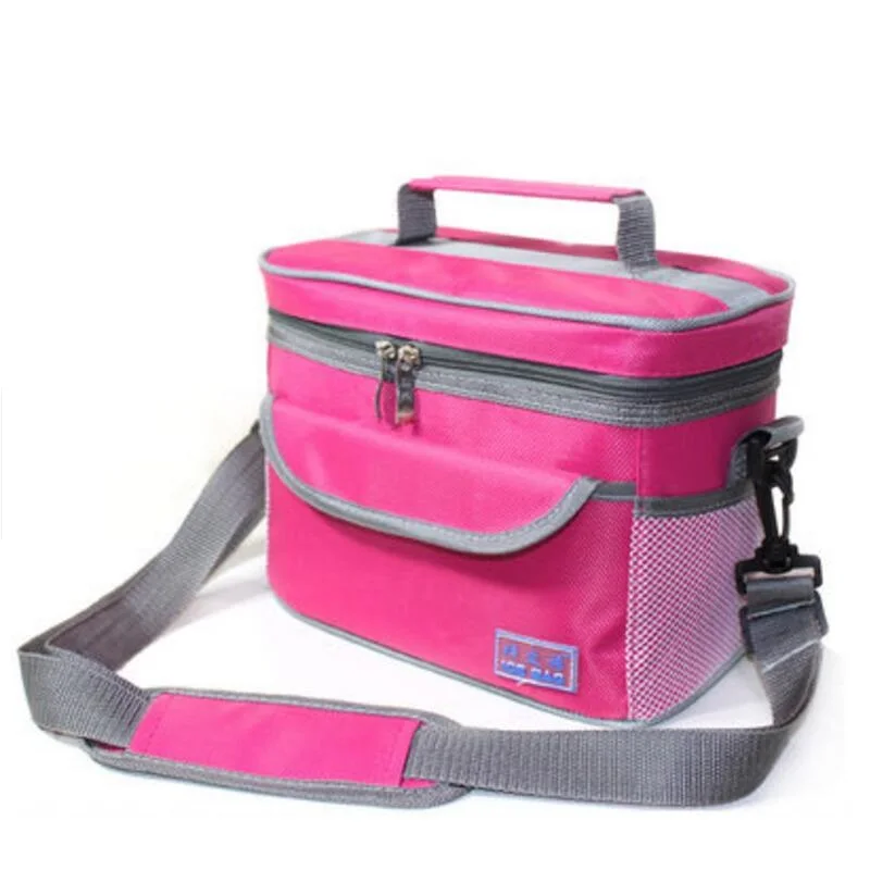 Большой Стекло Ланч-бокс с обед Сумка(1180 мл/1040 мл - Цвет: 1180ml Pink Box Bag