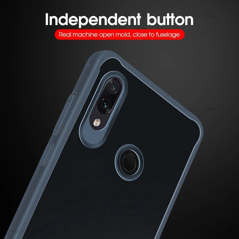 Чехол для Xiaomi Redmi Note 7 Силиконовый противоударный чехол Mi 9 6 Pro 5 защитная задняя