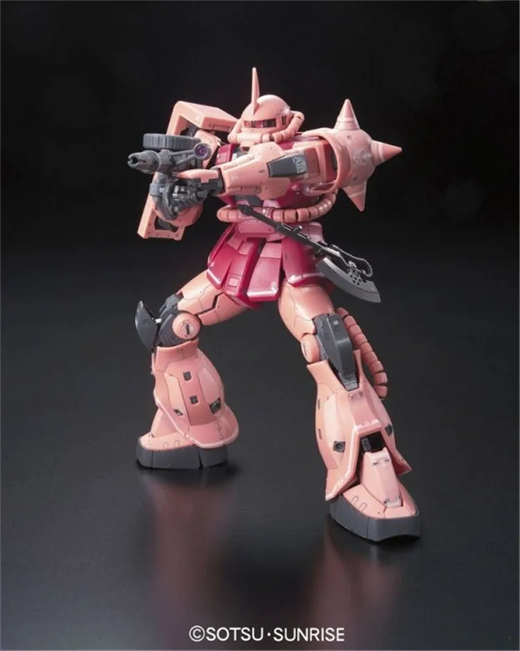 Bandai Gundam RG 1/144 MS-06S Zaku II мобильный костюм Сборная модель наборы фигурки пластмассовые игрушечные модели