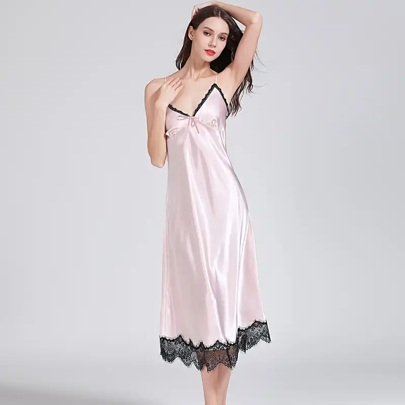 ladies silky nightdress