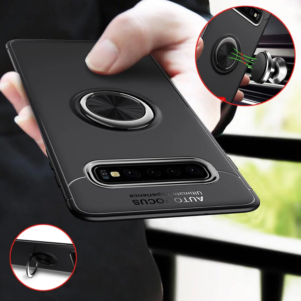 

Ring Buckle Bracket 5.9For Samsung Galaxy S10 Case For Samsung Galaxy S10 Lite Plus A8S G8870 SM-G8870 Cell Phone Cover Case