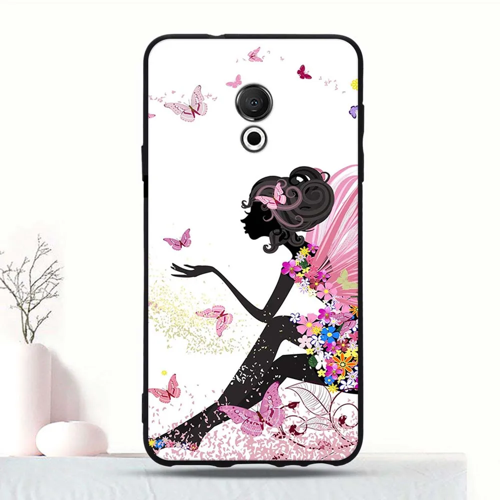 Case For Meizu 15 Lite Silicone Pattern Printed Case For Meizu M15 TPU Back Protective Cover For Meizu 15 Lite Case 5.46" Coque 