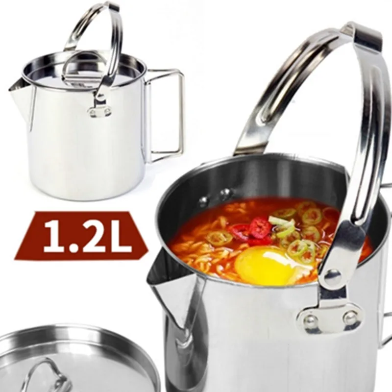 L Camping olla utensilios de cocina al aire libre vajilla olla senderismo Picnic Backpacking Camping vajilla olla 6-8 personas L Camping olla utensilios de cocina al aire libre vajilla olla senderismo Picnic Backpacking Camping vajilla olla 6-8 personas