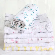 Baby Blankets Newborn Selling Time-limited Geometric 0-3 Months Baby Blanket 3pcs/lot 100% Organic Muslin Swaddle Receiving