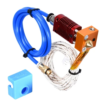 

CR10 Hotend Bowden Extruder Aluminum Heater Block MK8 Silcone Sock 3D Printer Parts 1.75MM 0.4MM J-head Ender-3 CR8 CR-10S PRO