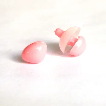 

15mm Triangle Safety Nose / Plastic Nose - 50pcs pink color toy nose