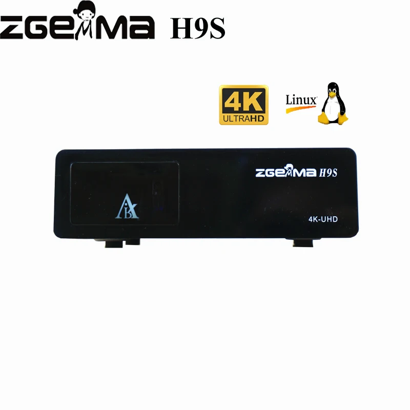 2 шт./лот 4K 2160 Linux E2 Zgemma H9S одиночный тюнер DVB S2X IPTV STALKER WIFI Встроенный спутниковый