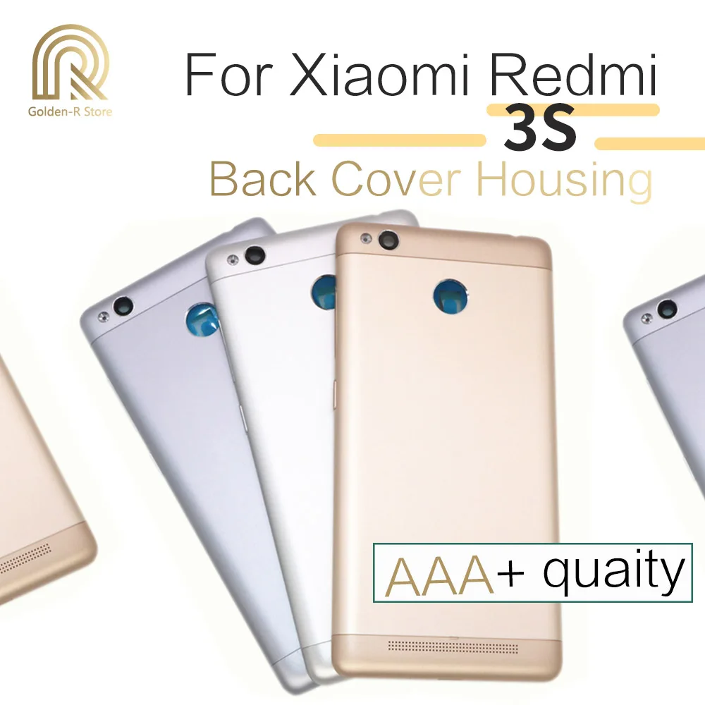 

OEM for Xiaomi Redmi 3S / Redmi 3 Pro Back Battery Door Cover Housing with Camera Lens & Power Volume Button Replacement