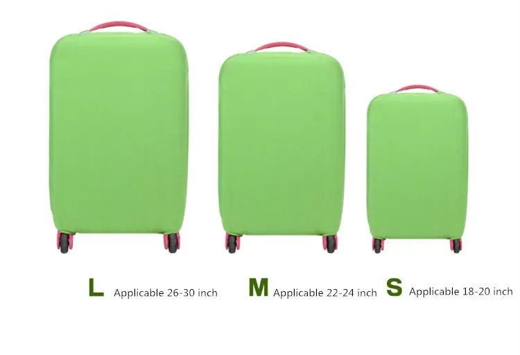 Чехол для костюма защитный чехол тележка аксессуары для путешествий применение 18~ 3" эластичная ткань багажная бирка на чемодан чехол пылезащитный чехол