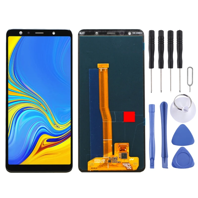 

High Quality LCD Screen and Digitizer Full Assembly Lcd Replacement Glass For Galaxy A7 (2018), A750F / DS With Tools