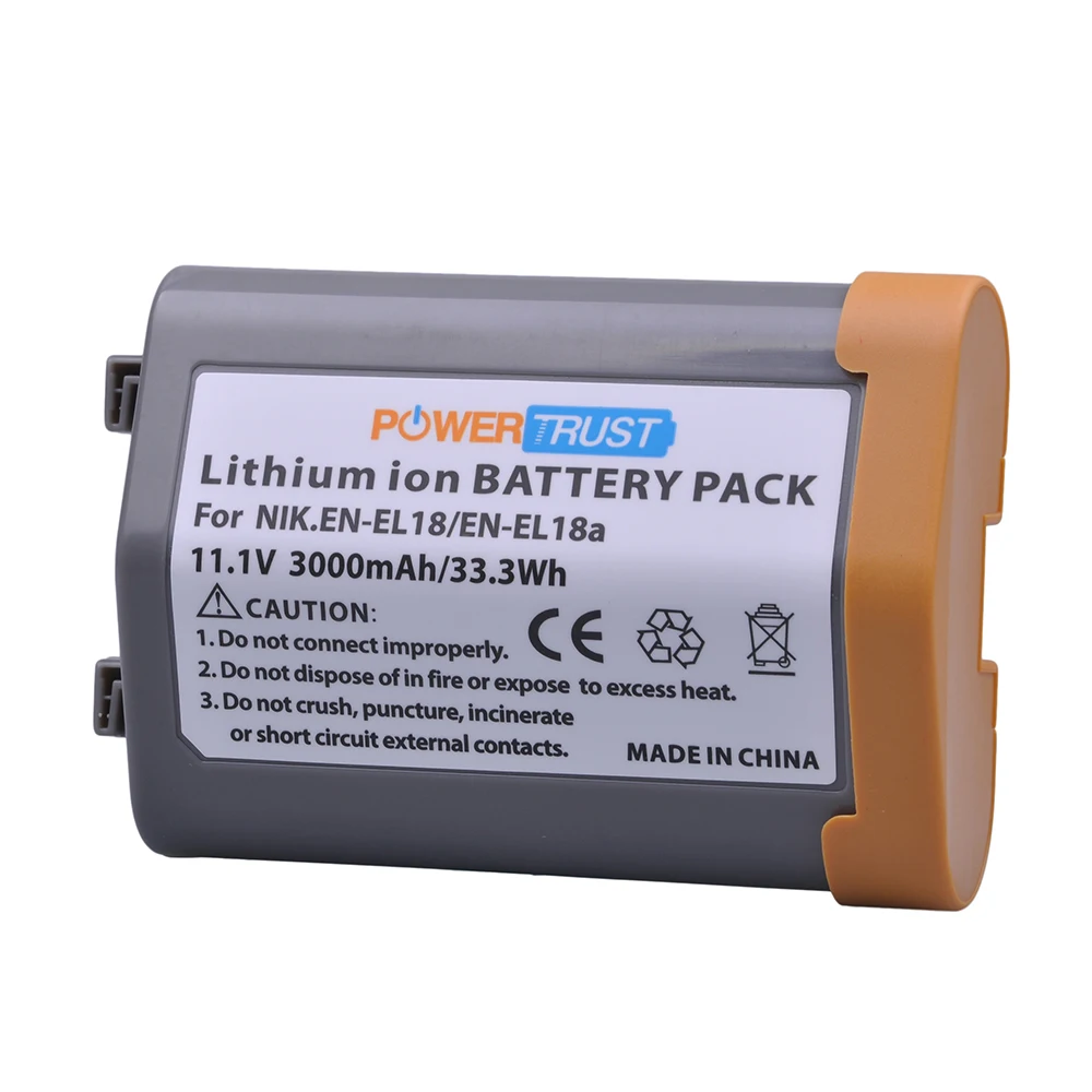2Pcs 3000mAh EN-EL18 EN-EL18A Battery+Smart Rapid LCD Dual Charger for Nikon EN EL18 ENEL18 D4, D4S, D5, MB-D12, D800, D800E