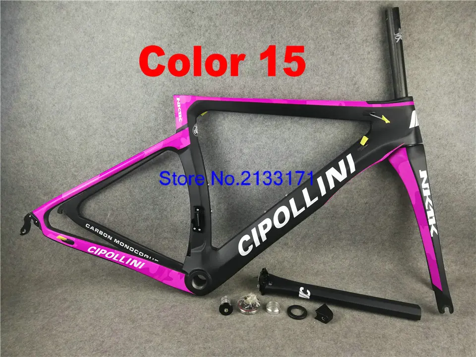 Cheap T1100 Carbon Road Frame set 2019 Cipollini NK1K Carbon Road Bike Frames 3k or 1k carbon bicycle framework 17