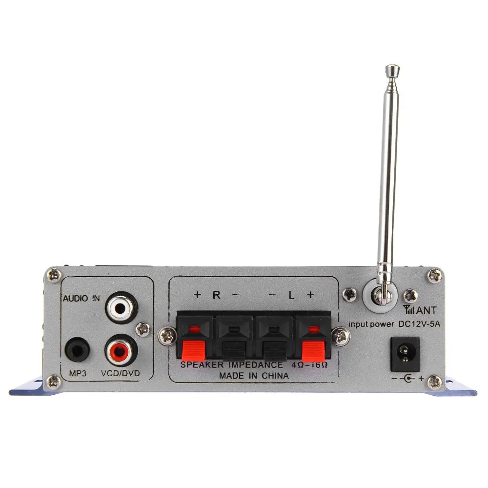 Took09 12v 2ch Mini Hi Fi Stereo Audio Small Amplifier Amp For Car Motorcycle Radio Mp3 Blue Mimbarschool Com Ng