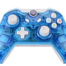 Беспроводной контроллер геймпад для Xbox One консоль контроллер для ПК Windows джойстик прозрачный с светодиодный