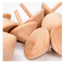 Дети из натурального дерева мини Спиннер волчок гироскоп Развивающие игрушки для мальчиков детей аутизм рельеф